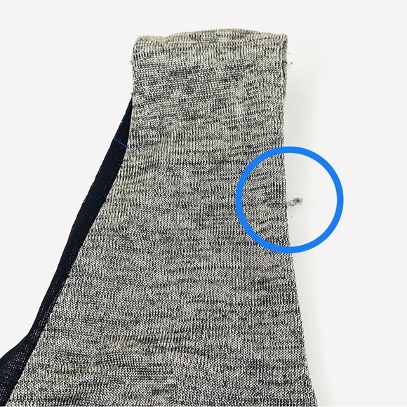 Torrid Tank Top Size 4X Gray V-Neck Flowy Stretch Black Mesh Lining Lined - Picture 12 of 15